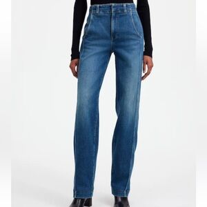 Madewell Tapered Denim Trousers - Size 30